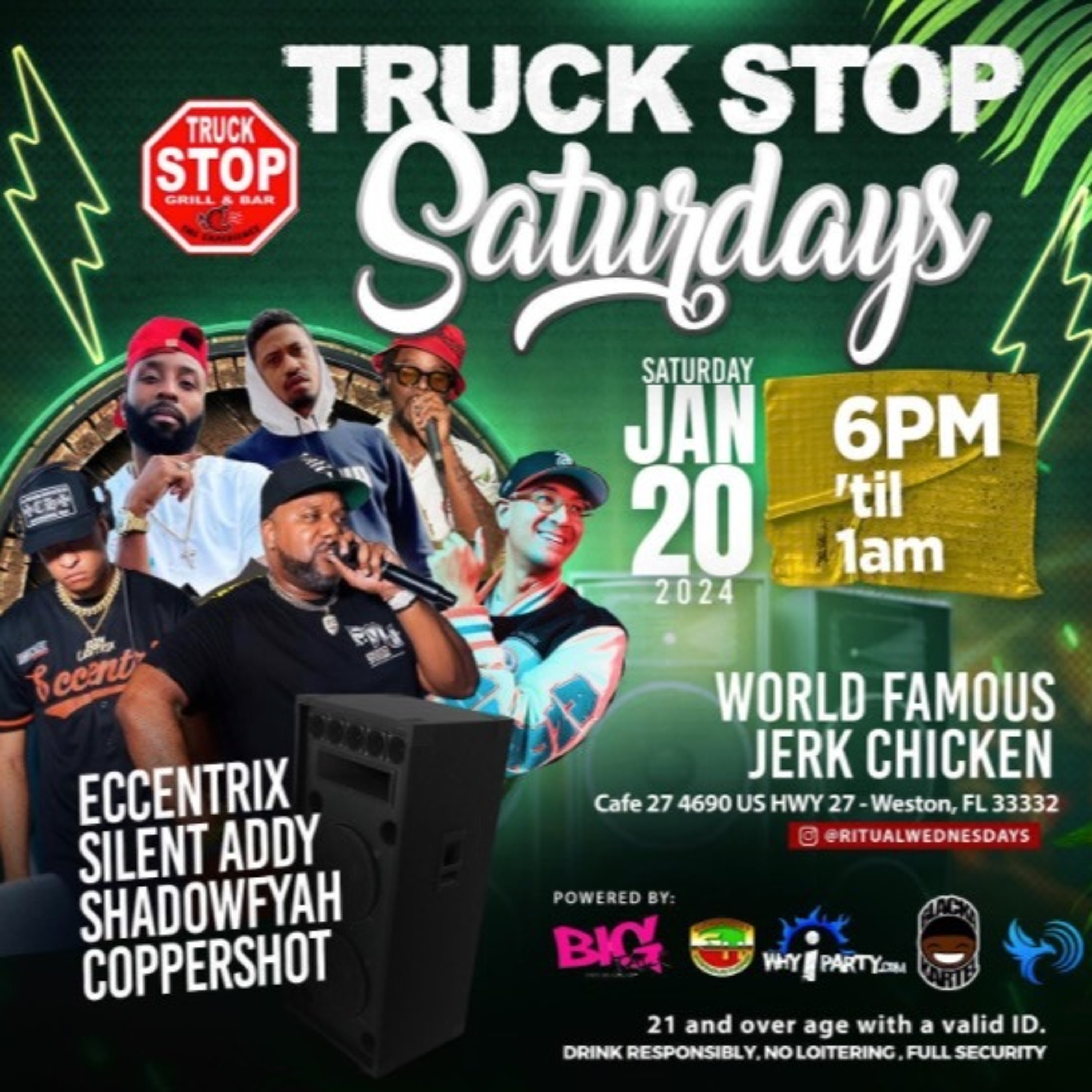 Eccentrix Sound + Coppershot + Shadow Fyah @ Truckstop Saturdays 1/20/24 (LIVE AUDIO) episode artwork
