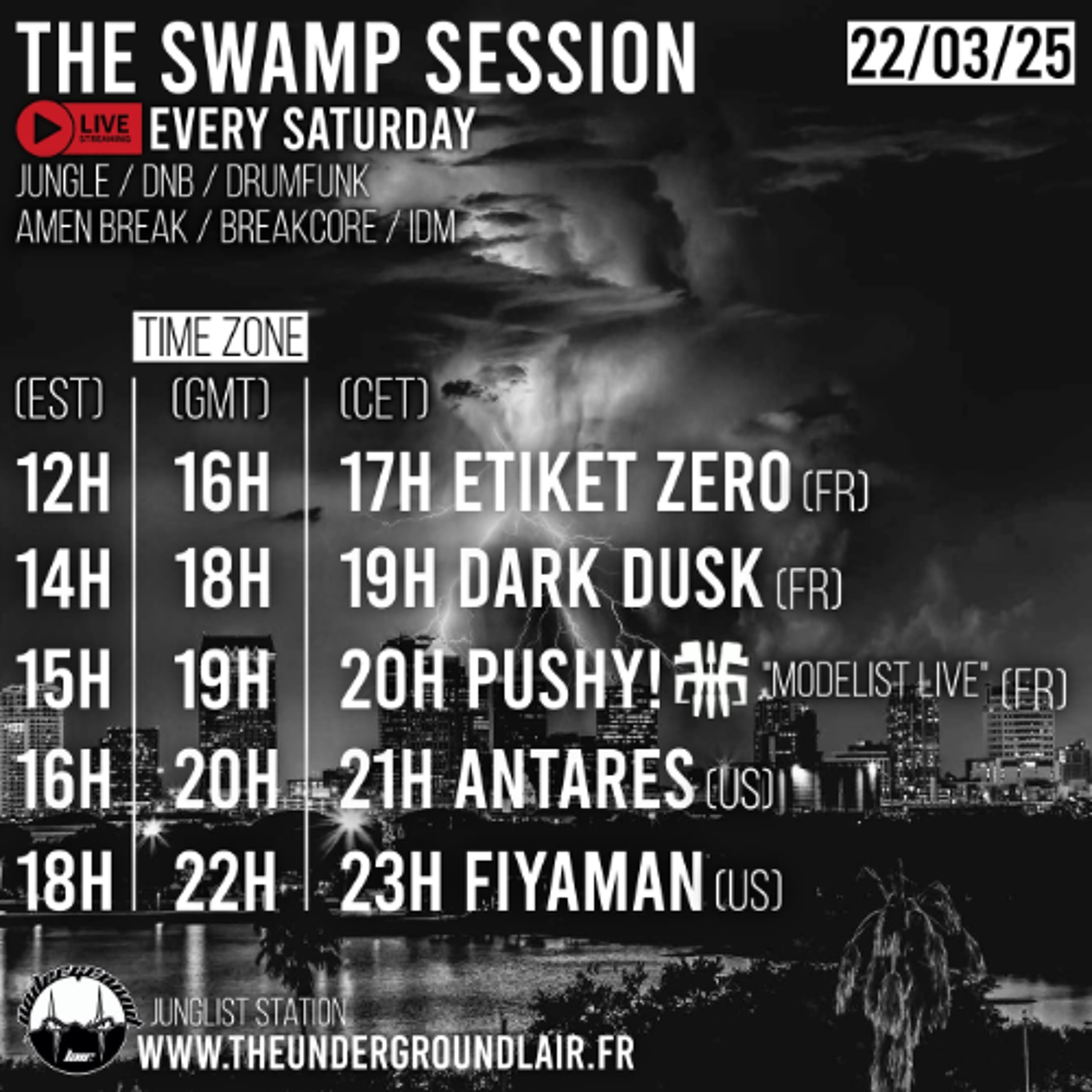 Antares LIVE on The Underground Lair - The Swamp Session - 22.3.25 episode artwork