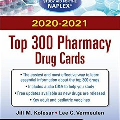 download KINDLE 📘 McGraw-Hill's 2020/2021 Top 300 Pharmacy Drug Cards by  Jill Koles