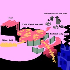 Field of Pink and Gold