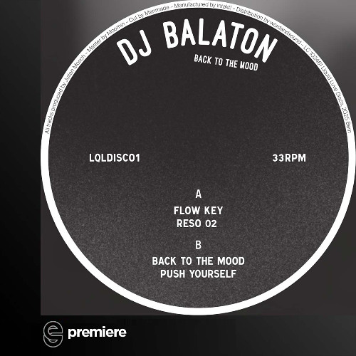 Premiere: DJ Balaton - Push Yourself - Liquid Luve Discs