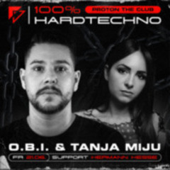 Hermann Hesse @ ProTon Stuttgart / 100% Hardtechno w/ O.B.I. & Tanja Miju (hardtechno/ live-rec)