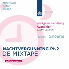 NACHTVERGUNNING MIXTAPE PT.2 (Mixed by Snoerie)