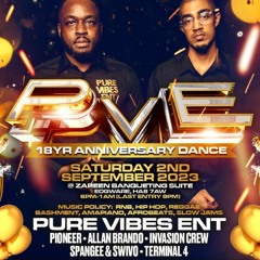 PURE VIBES ANNIVERSARY | 02/09/2023 | @TERRORTONESOUND @DEEJAYSWIVO_TTS @SPANGEEBRITISH_TTS