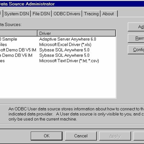 Sybase Sql Anywhere 12 Odbc Driver Download
