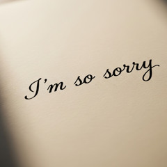 I'm so sorry.