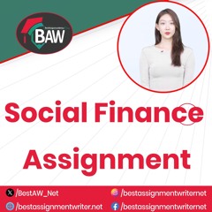 Social Finance Assignment | bestassignmentwriter.net