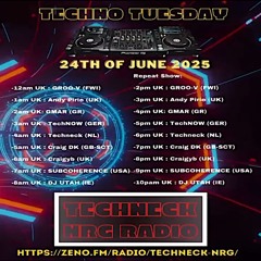 Techno Tuesday - Techneck NRG Radio 24.06.25