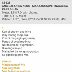 Hymn 626-Cebuano Kon di pug-on ang oliva