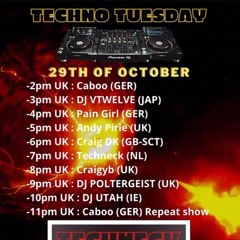 TECHNECK-NGR RADIO MIX (TECHNO TUESDAY) 29/10/24