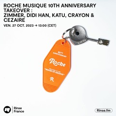 Roche Musique 10th Anniversary Takeover : Zimmer - 31 Octobre 2023