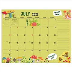 P.D.F.❤️DOWNLOAD⚡️ Cal 2023- Academic Year July 2022 - June 2023 Monthly Theme Large Desk Pad Monthl