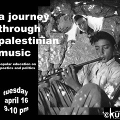 A journey through Palestinian music: popular education on poetics and politics