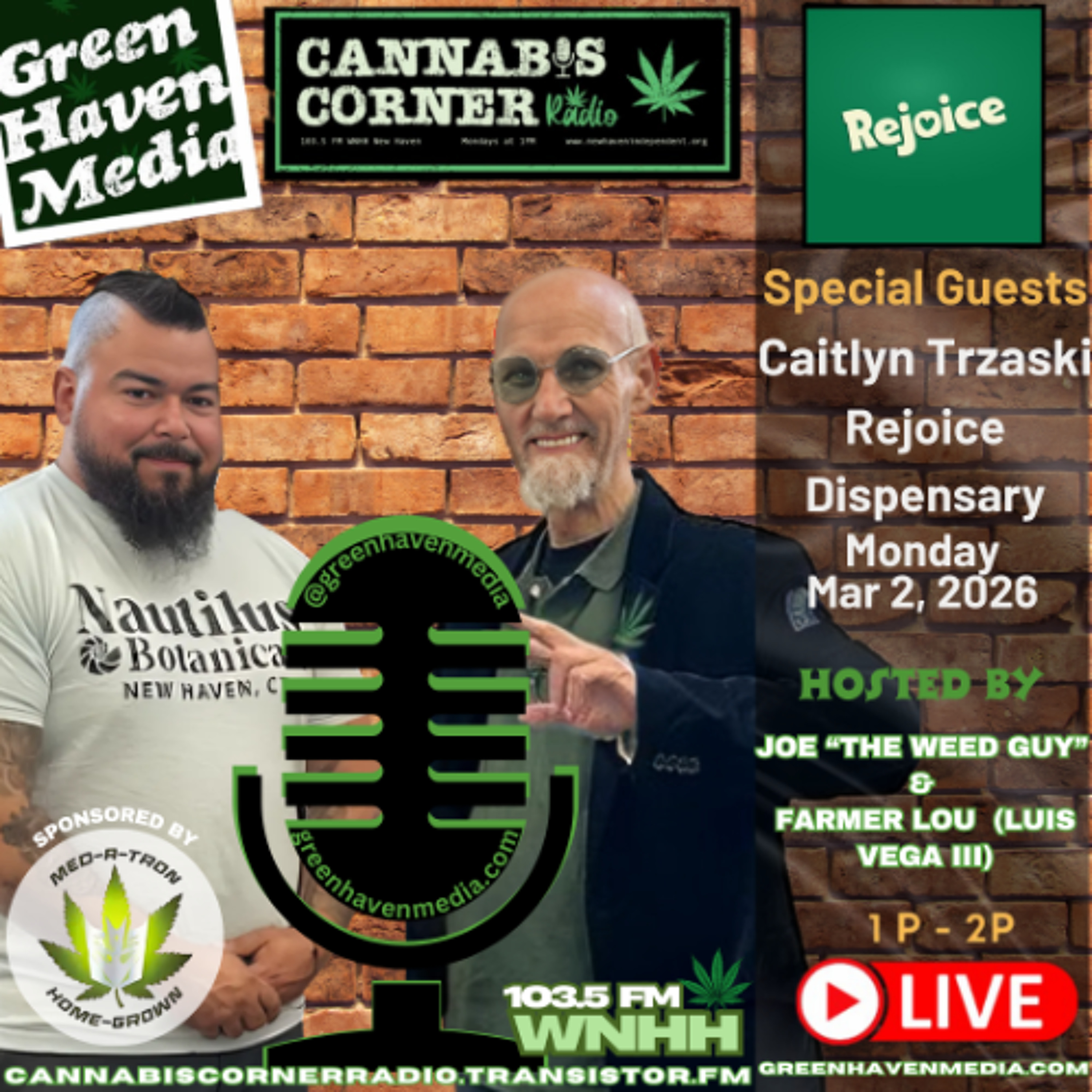 Cannabis Corner Radio: Mar 2, 2026 episode artwork