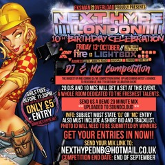 DE-FIB &  DEFECT, Father & Son Next Hype 10th Birthday Bash Winning Competition Entry. October 2023