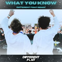 Two Door Cinema Club - What You Know (Different Font Remix)