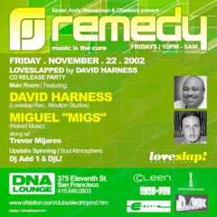 David Harness, Miguel Migs and Trevor Mijares, part 1 of 2, DNA Lounge, 22 Nov 2002