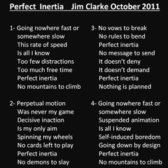 Perfect Inertia