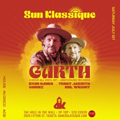 Terry Jasinto Vinyl Set 'Live At Sun Klassique' July 1 2023