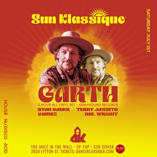 Terry Jasinto Vinyl Set 'Live At Sun Klassique' July 1 2023