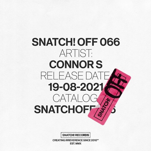 04 Connor-S - Tell-R (Original Mix) [Snatch! Records]