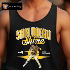 Luis Arraez San Diego And Shine Baseball Cartoon Shirt