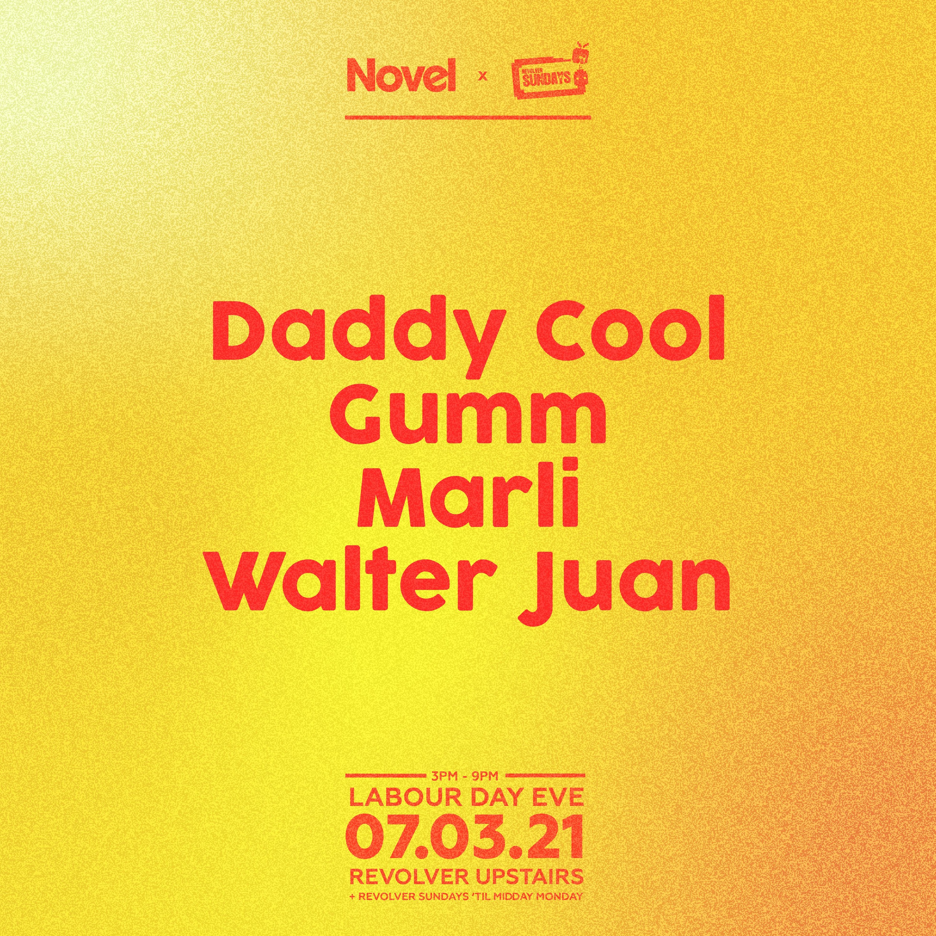 Gumm recorded live @ Revolver Sundays - Novel takeover episode artwork