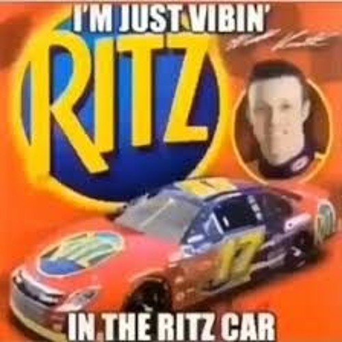 im just vibin in da ritz car