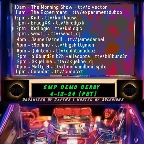 EMP Radio Demo Derby! (April 13, 2024) - BradyXK Hour (With Mic)