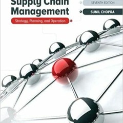 P.D.F. ⚡️ DOWNLOAD Supply Chain Management: Strategy, Planning, and Operation (What's New in Operati