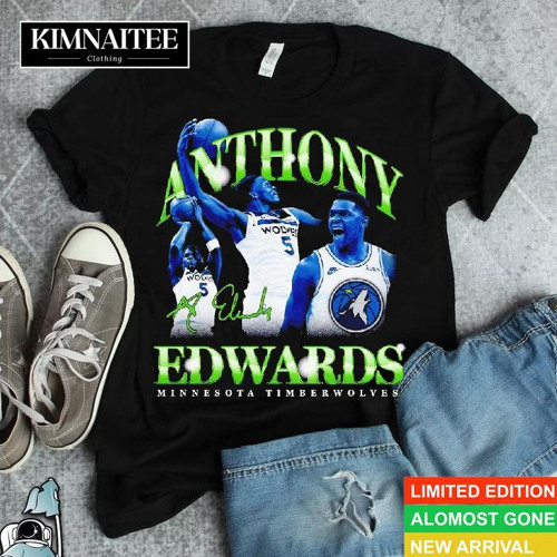 Anthony Edwards Minnesota Timberwolves Retro '90s Shirt