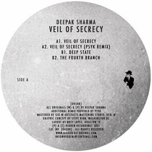 Premiere: Deepak Sharma "Veil Of Secrecy" - Hidden Recordings
