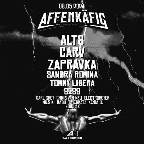 Affenkäfig @Discoplex A8 w/ CARV, Alt8, Zapravka [Opening-Set]