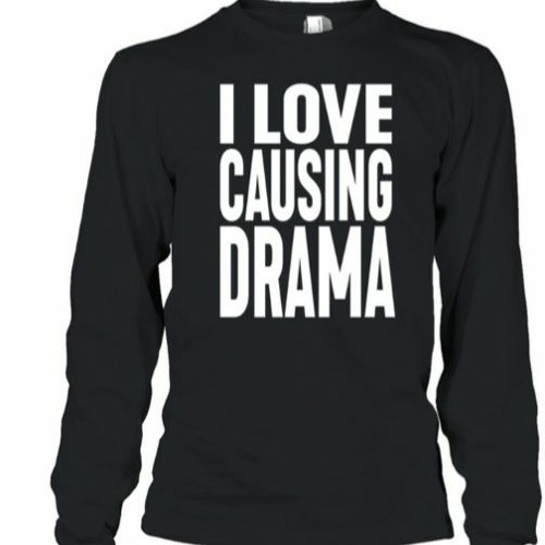 Jake Clark Wearing I Love Causing Drama T-Shirt