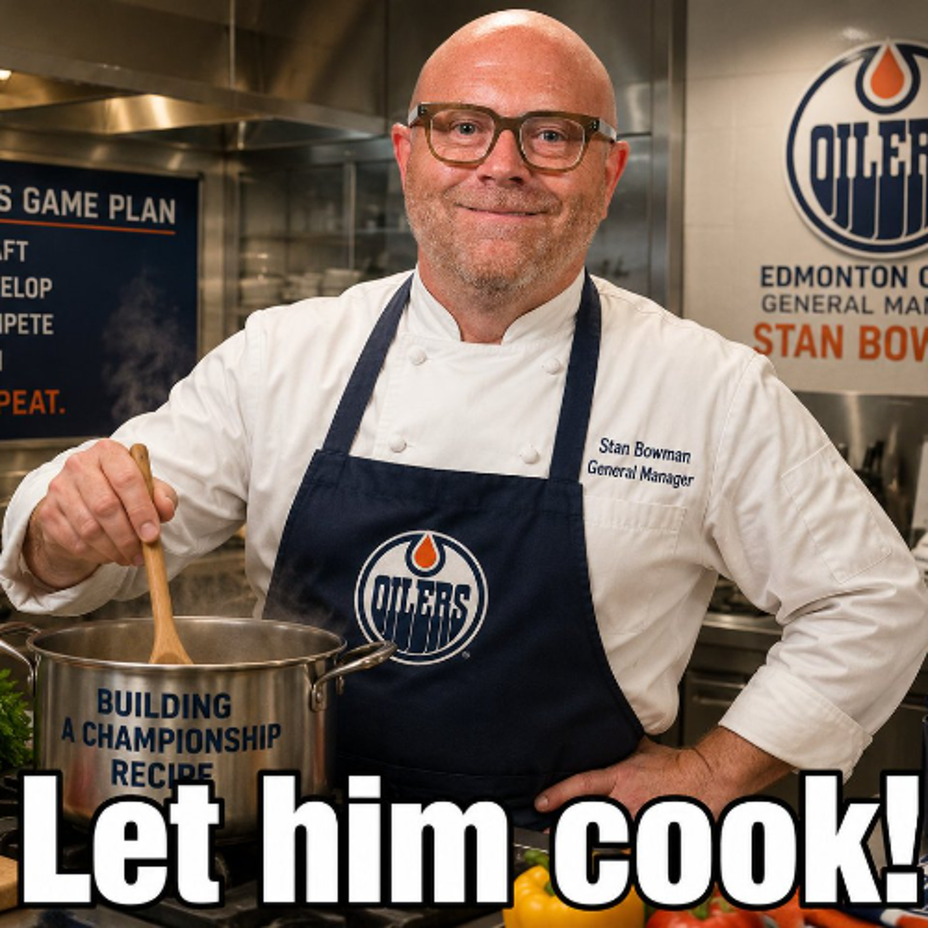 The Cult of Hockey's "Stan Bowman kills it on July 1" podcast episode artwork