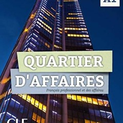 Get PDF EBOOK EPUB KINDLE Quartier d'affaires FLE niveau A1 élève + DVD (COLLECTION PRO) by  Delph