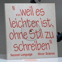 Minor Science - Second Language (Intro)