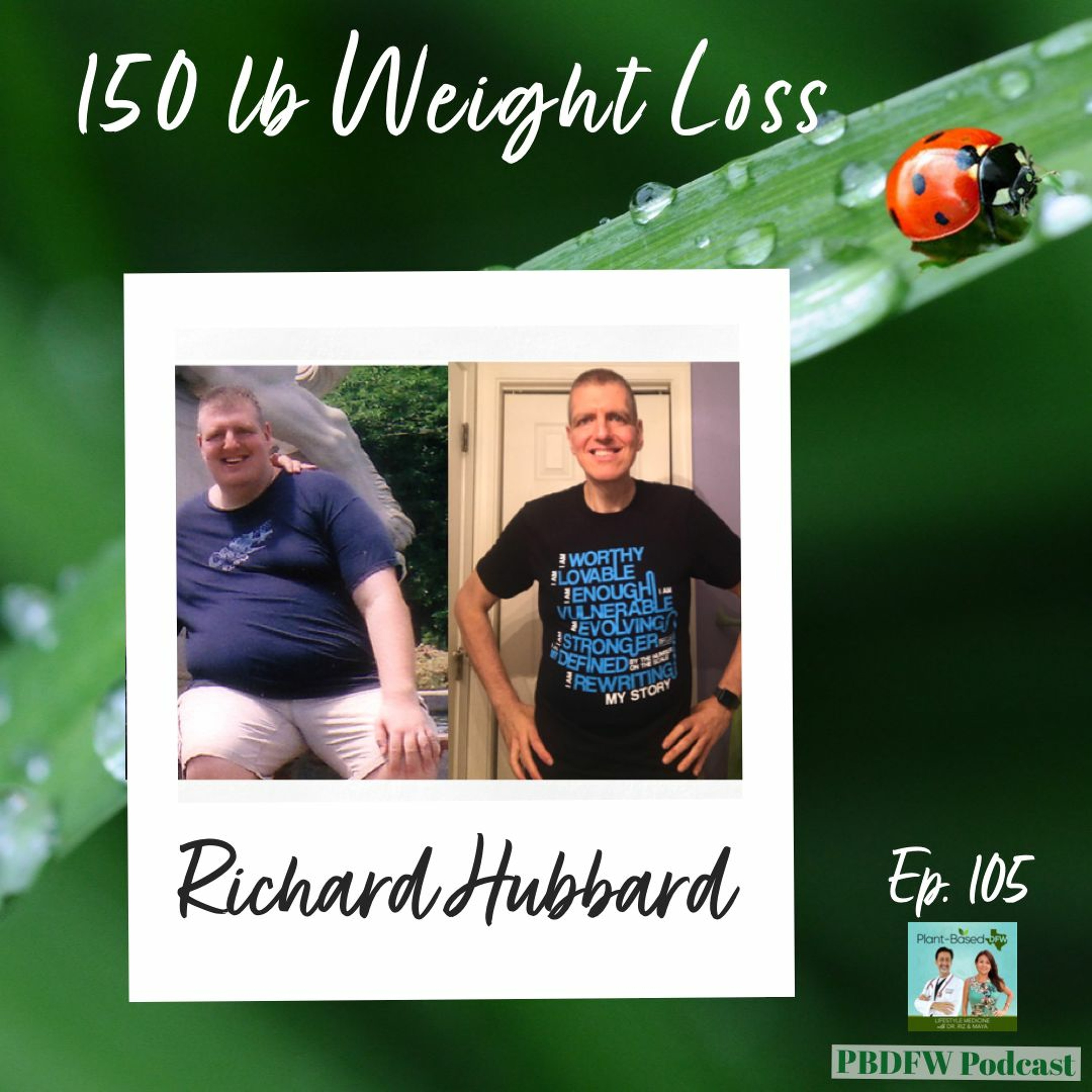 105: From Morbidly Obese To Plant-Based Athlete  |  Richard Hubbard Image