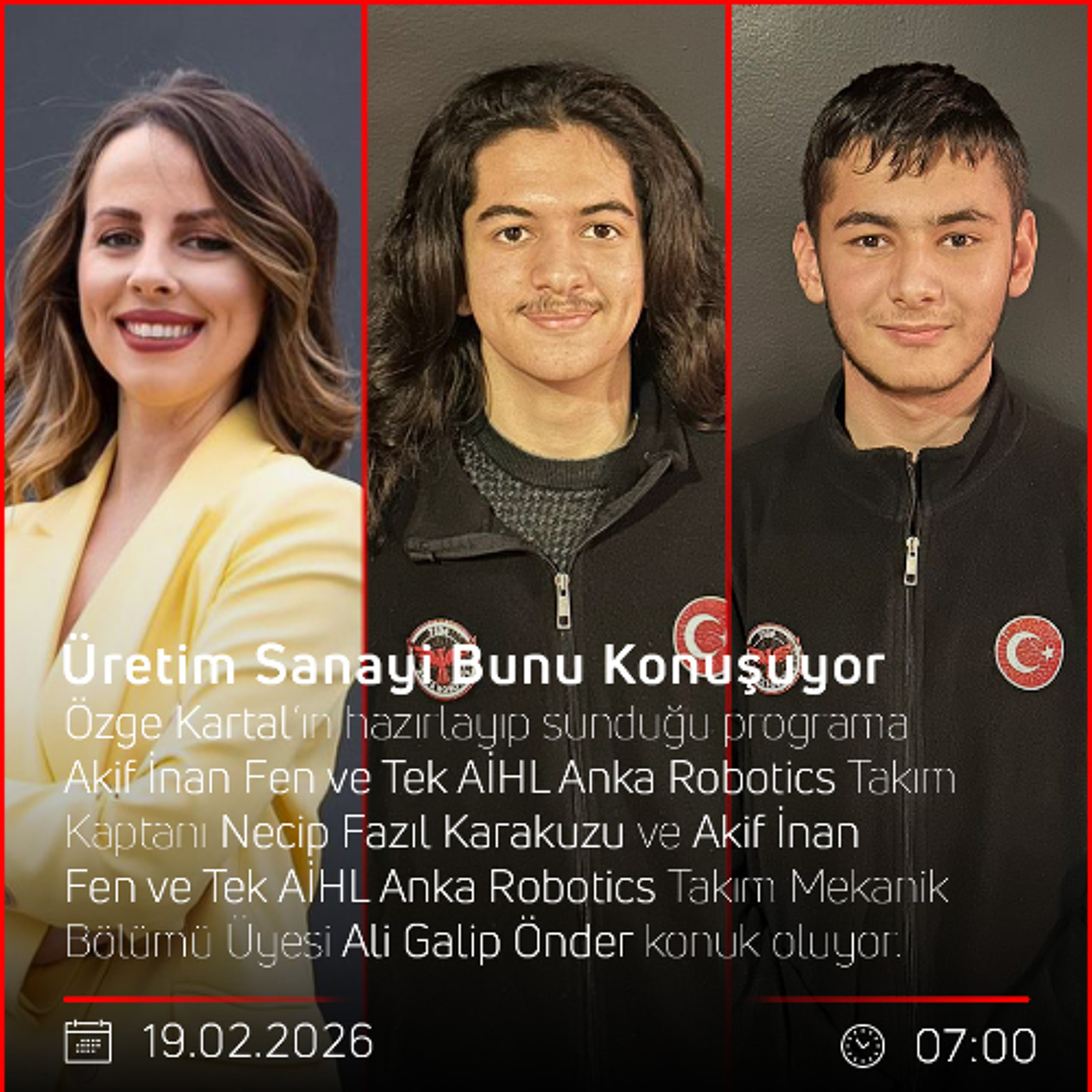 Necip Fazıl Karakuzu & Ali Galip Önder - Özge Kartal ile Üretim Sanayi Bunu Konuşuyor