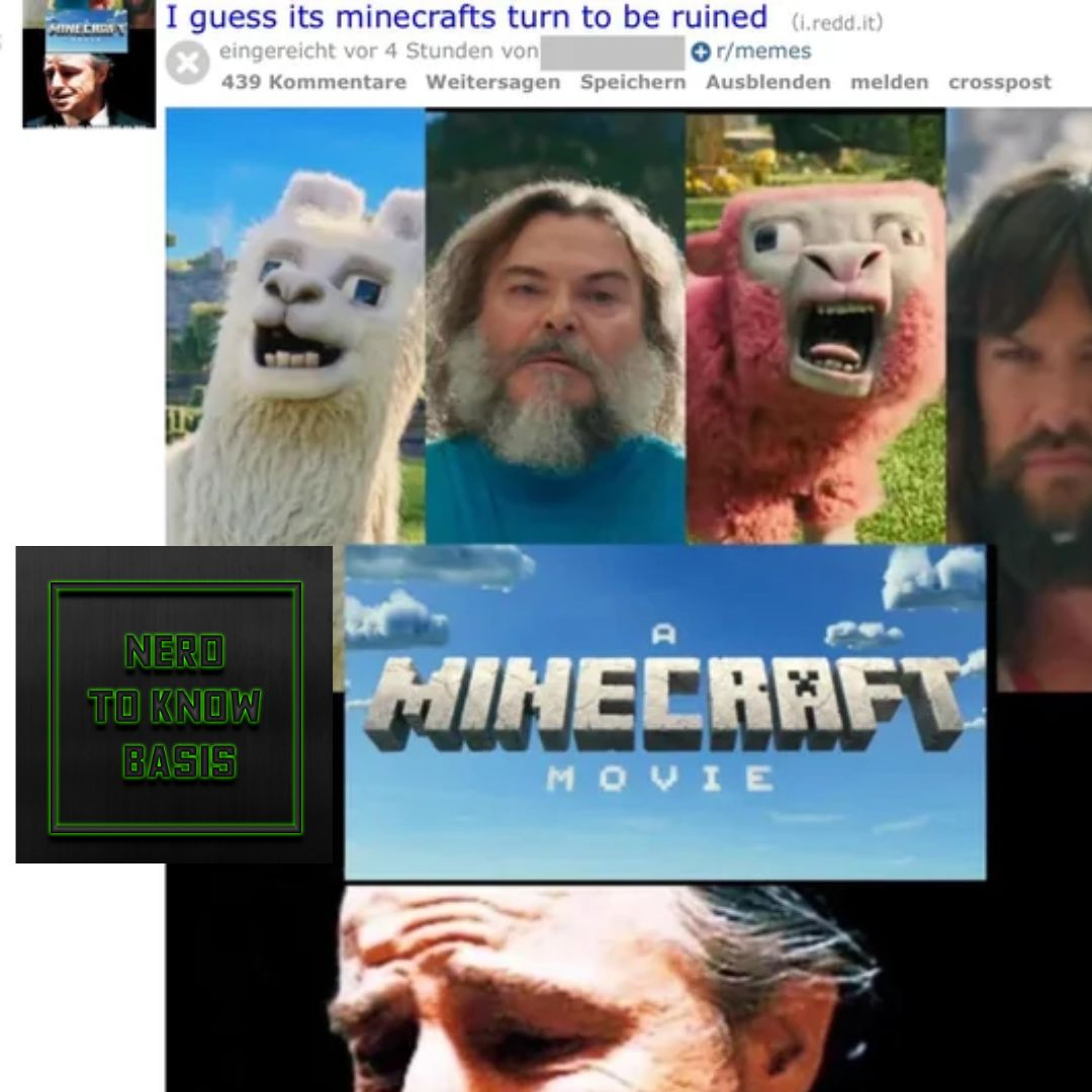 Nerd To Know Basis #236 🤓: Has Minecraft Finally Ruined Jack Black!? episode artwork