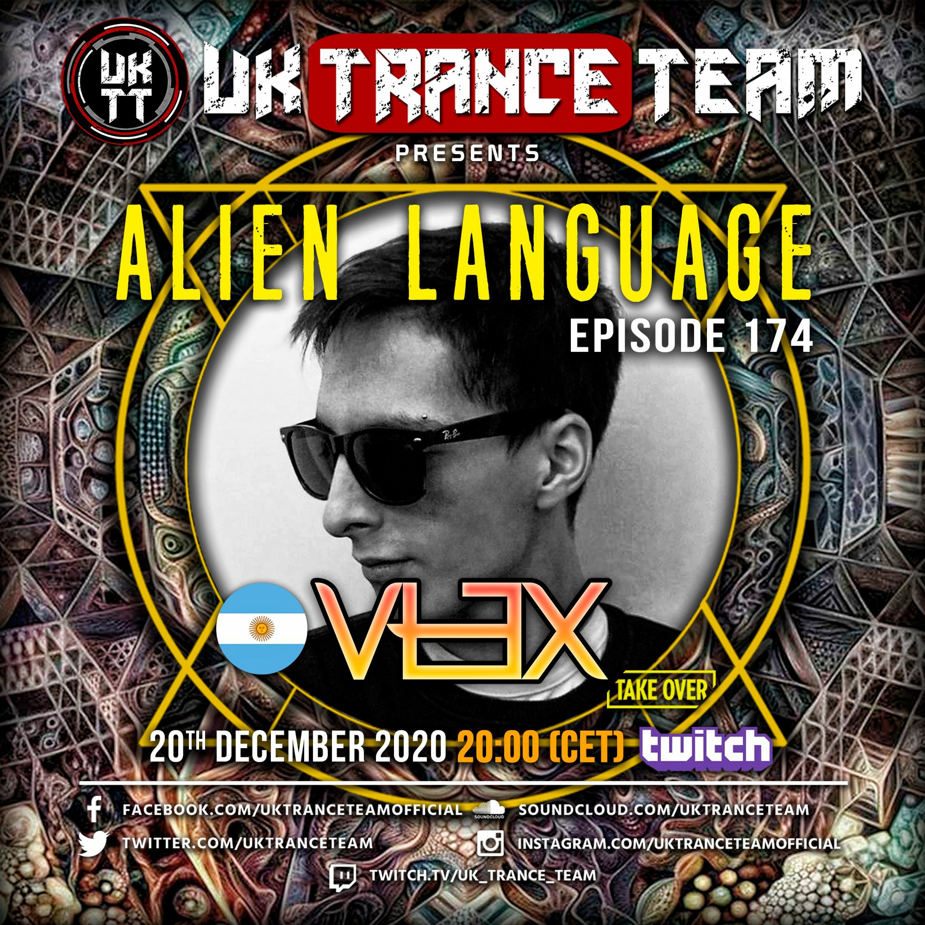 UkTranceTeam Pres. Alien Language 174 (Take Over By Vlex) episode artwork