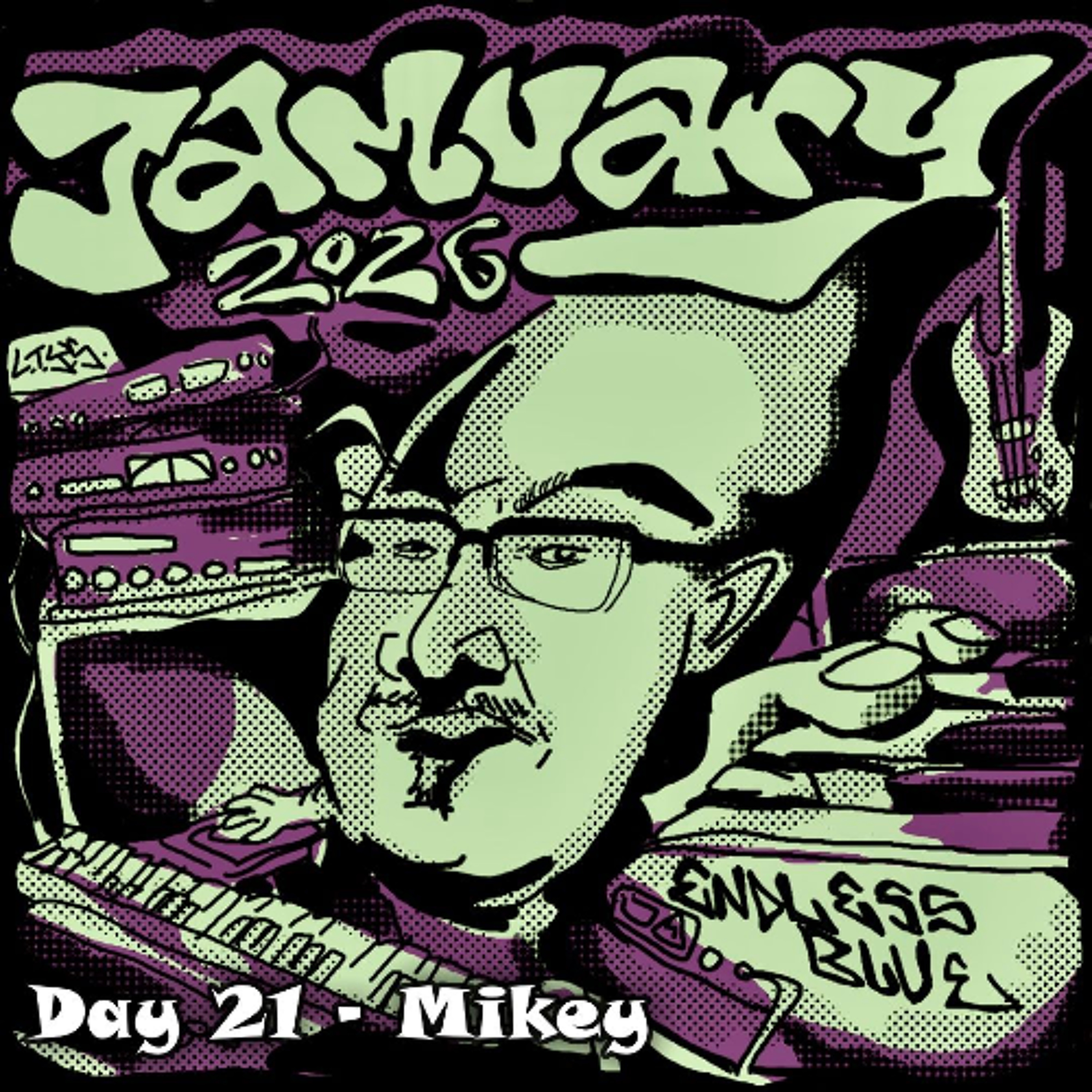 Day 21 - Mikey episode artwork