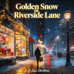 Golden Snow on Riverside Lane