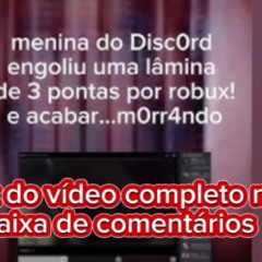 FULL VIDEO menina engole lamina de 3 pontas menina engoliu lamina de 3 pontas