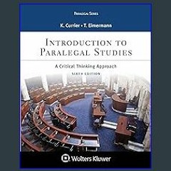[EBOOK] 🌟 Introduction to Paralegal Studies: A Critical Thinking Approach [Ebook]