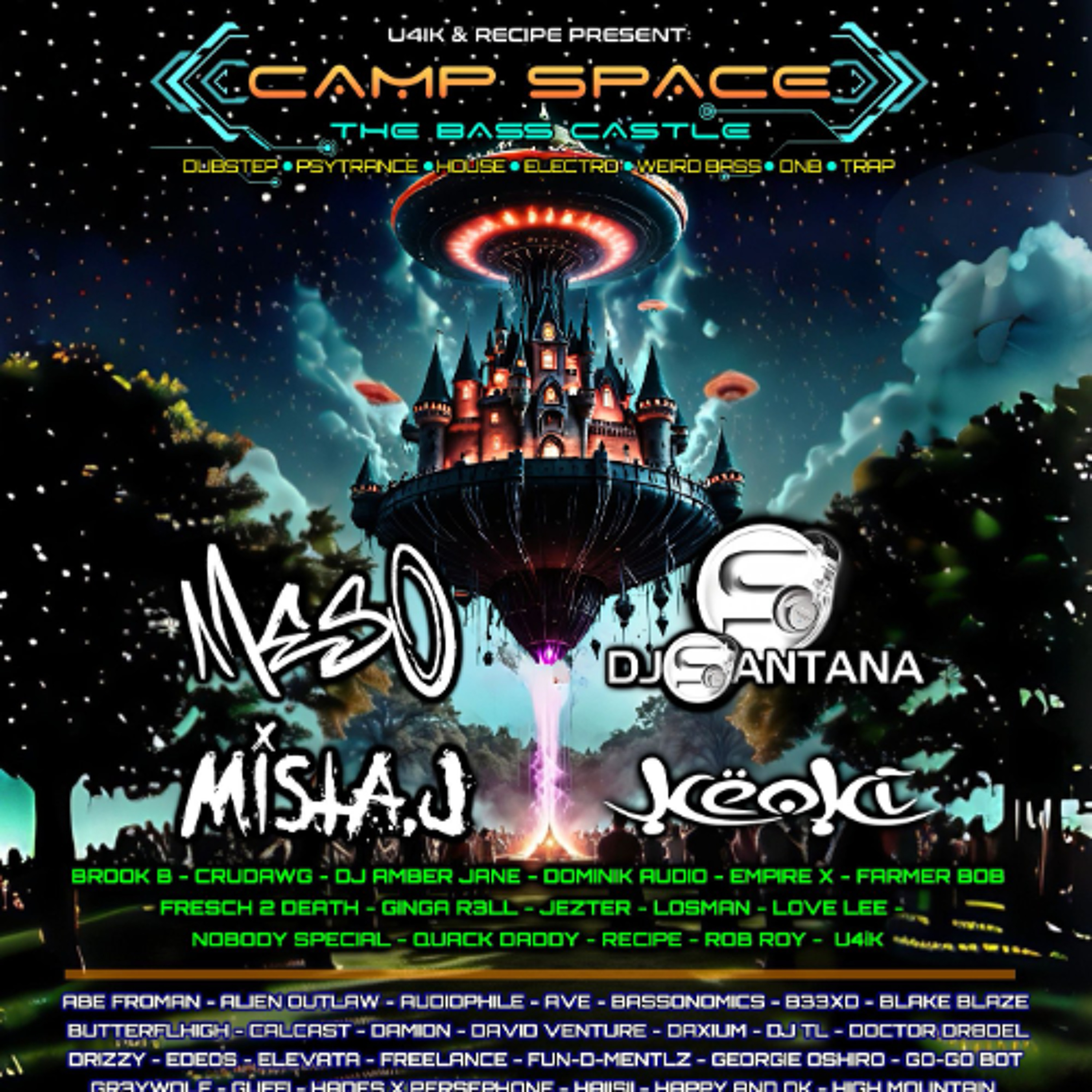 Camp Space The Bass Castle Live Mix episode artwork