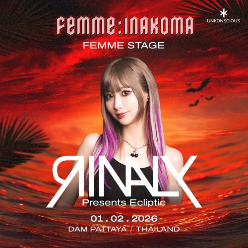 Rinaly @ Femme Stage, UnKonscious Beach Festival, Thailand 2026-02-01