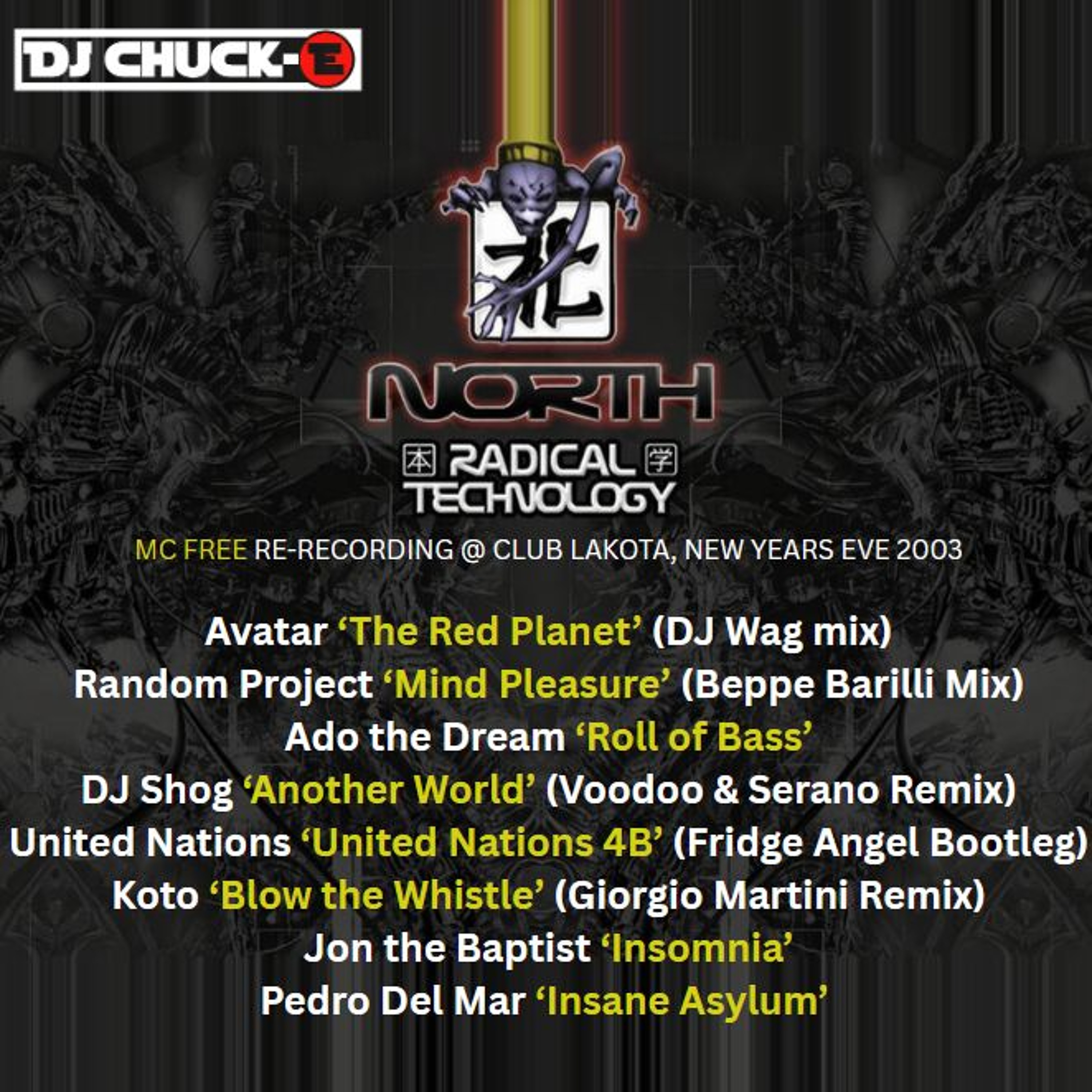 Live @ North vs Breathe & Bionic, NYE 2003, Club Lakota, Bristol (Re-recording with No Shit MC) episode artwork