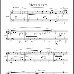 If that's all right（2021）