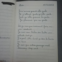 Un bout de carnet